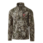 Badlands Flex Lightweight 1/4-Zip Hoodie Grid Fleece Lining Stretch Cuff and Hem
