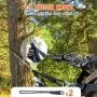VEVOR Tree Stand Safety Rope, 30 ft/91.44 m  with Prusik Knot, 2pcs Carabiner and Silencer, for Treestrap and Climbing